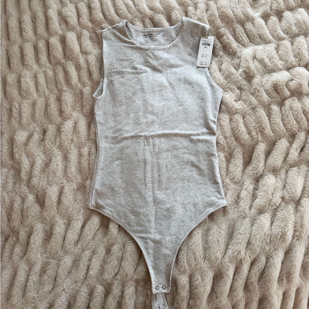 Abercrombie & Fitch Light Gray Bodysuit